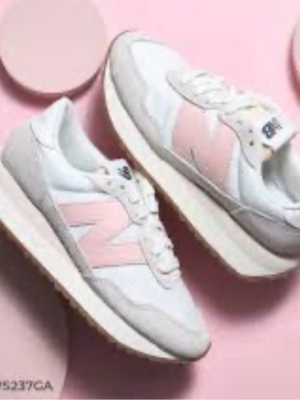 New Balance Women's Pink & White Classic Runner Sneakers